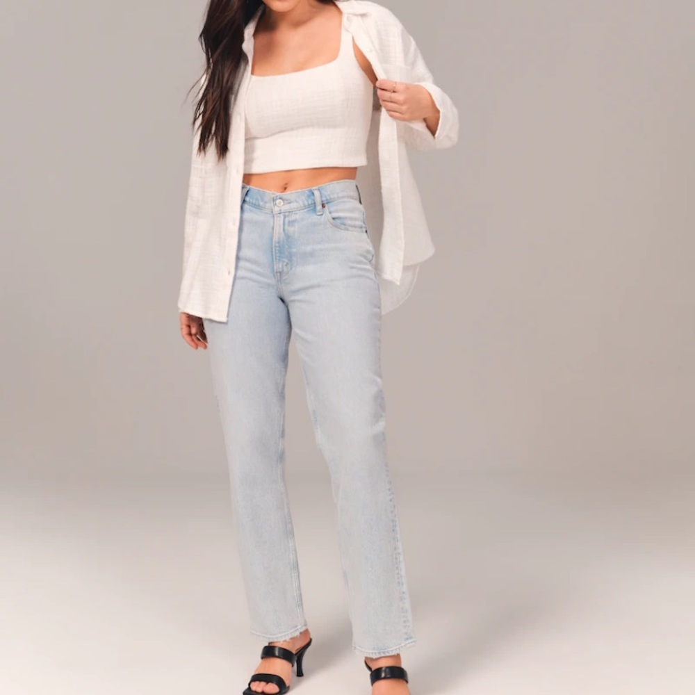 Curve Love Low Rise 90s Straight Jean